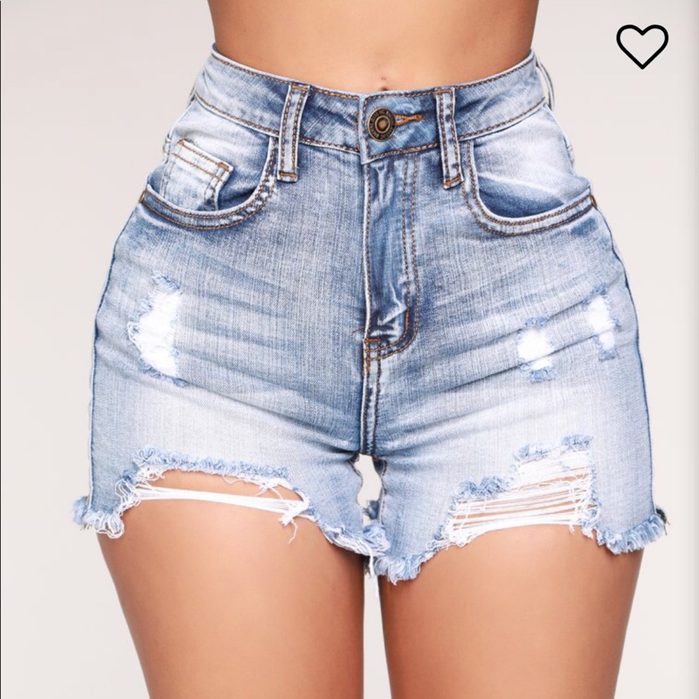 denim shorts